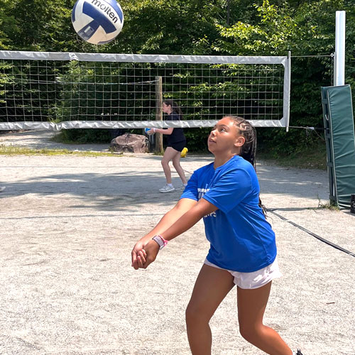 Girls volleyball camp